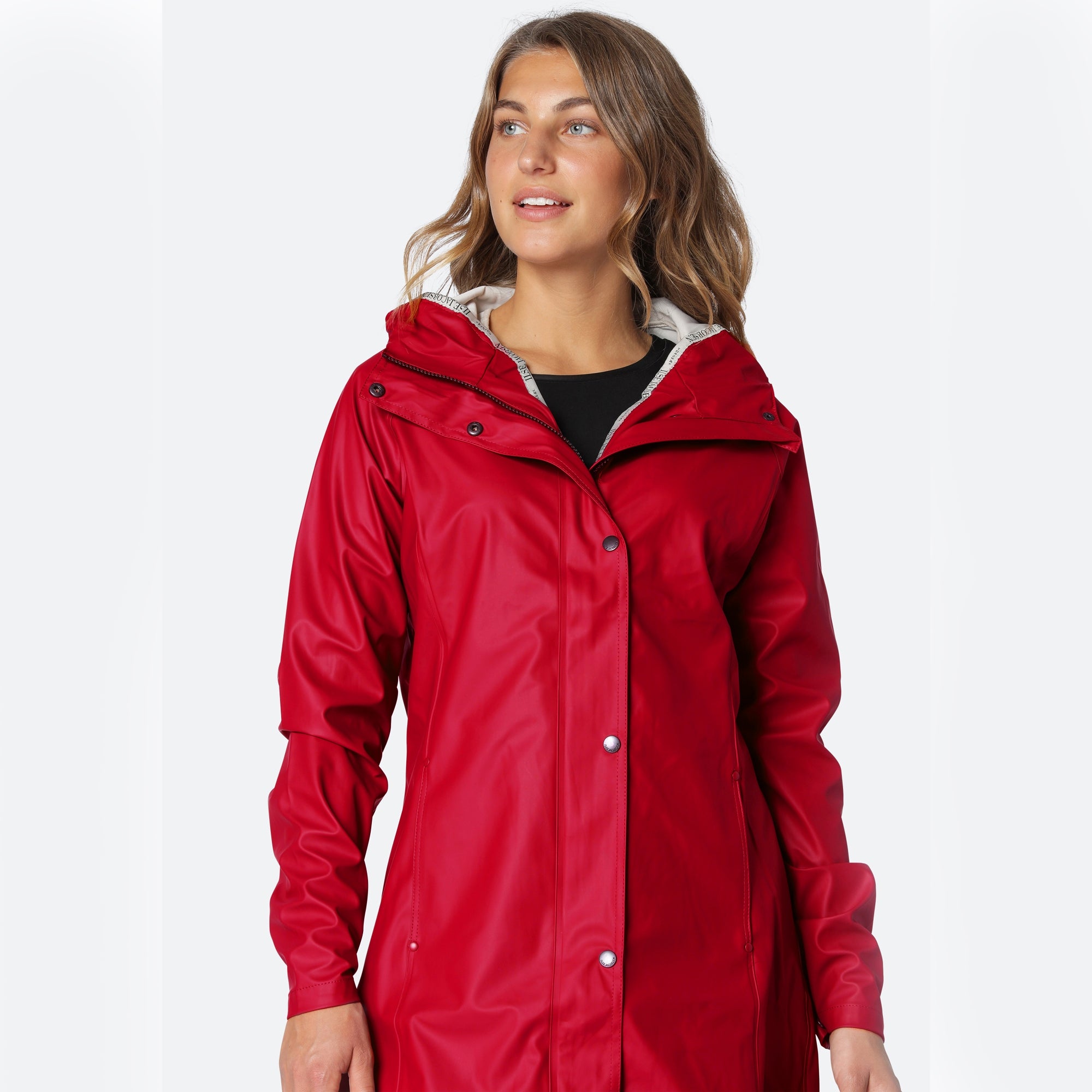 Regenjas RAIN87 - 303 Deep Red | Deep Red | Raincoat | Ilse Jacobsen