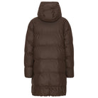 Gewatteerde Regenjas RAINPUFF05 | Chocolate Brown | Raincoat | Ilse Jacobsen