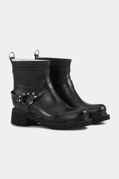 Korte Biker regenlaarzen RUB54 | Black Black