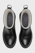 Korte Biker regenlaarzen RUB54 | Black Black | Boots | Ilse Jacobsen