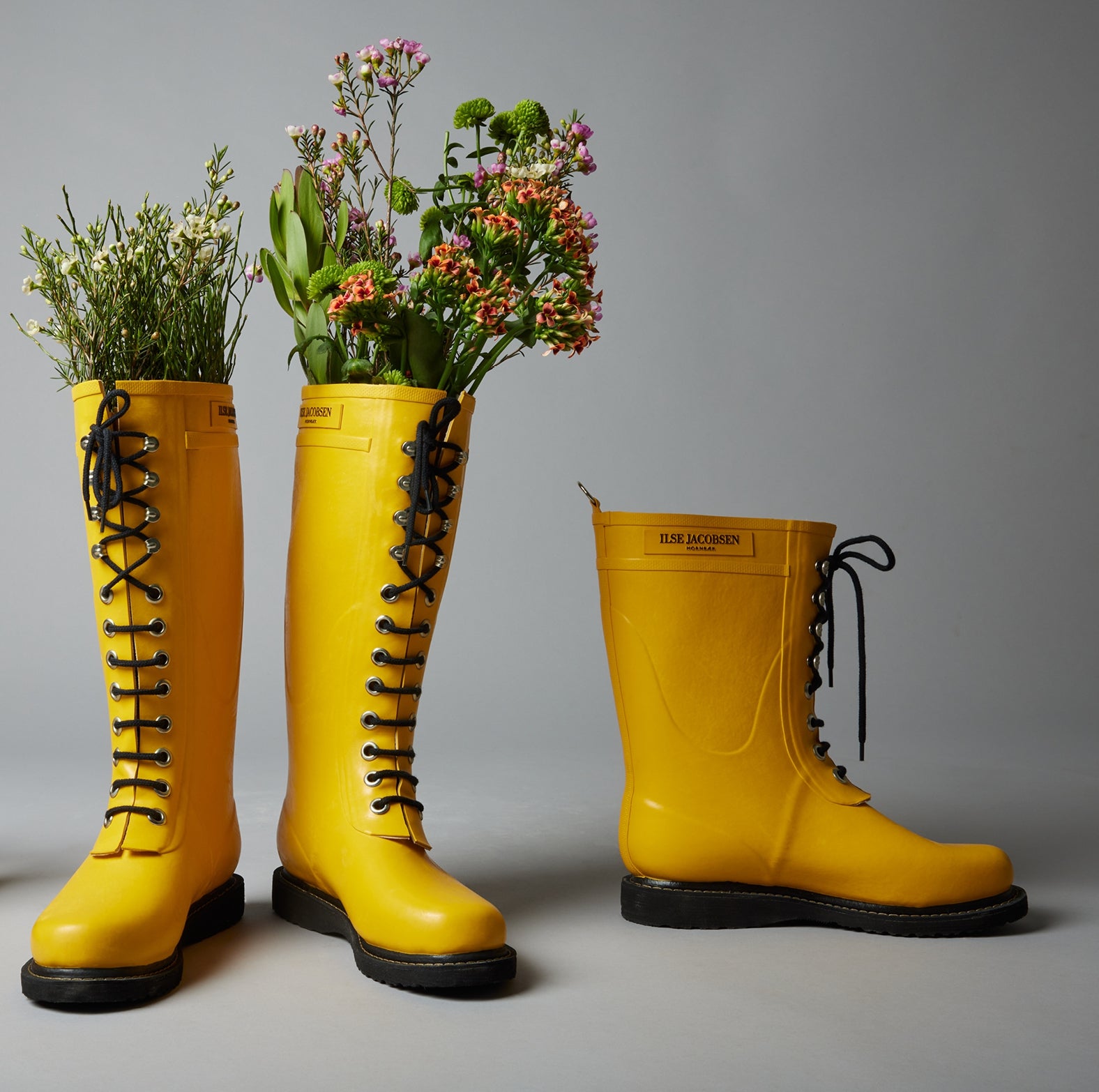 Rubberlaarzen laag RUB2 - 808 Cyber Yellow | Cyber Yellow | Rubber Boots | Ilse Jacobsen