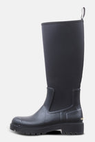 Hoge regenlaarzen RUBSTEP01 | Black Black | Shoes | Ilse Jacobsen