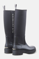 Hoge regenlaarzen RUBSTEP01 | Black Black | Shoes | Ilse Jacobsen