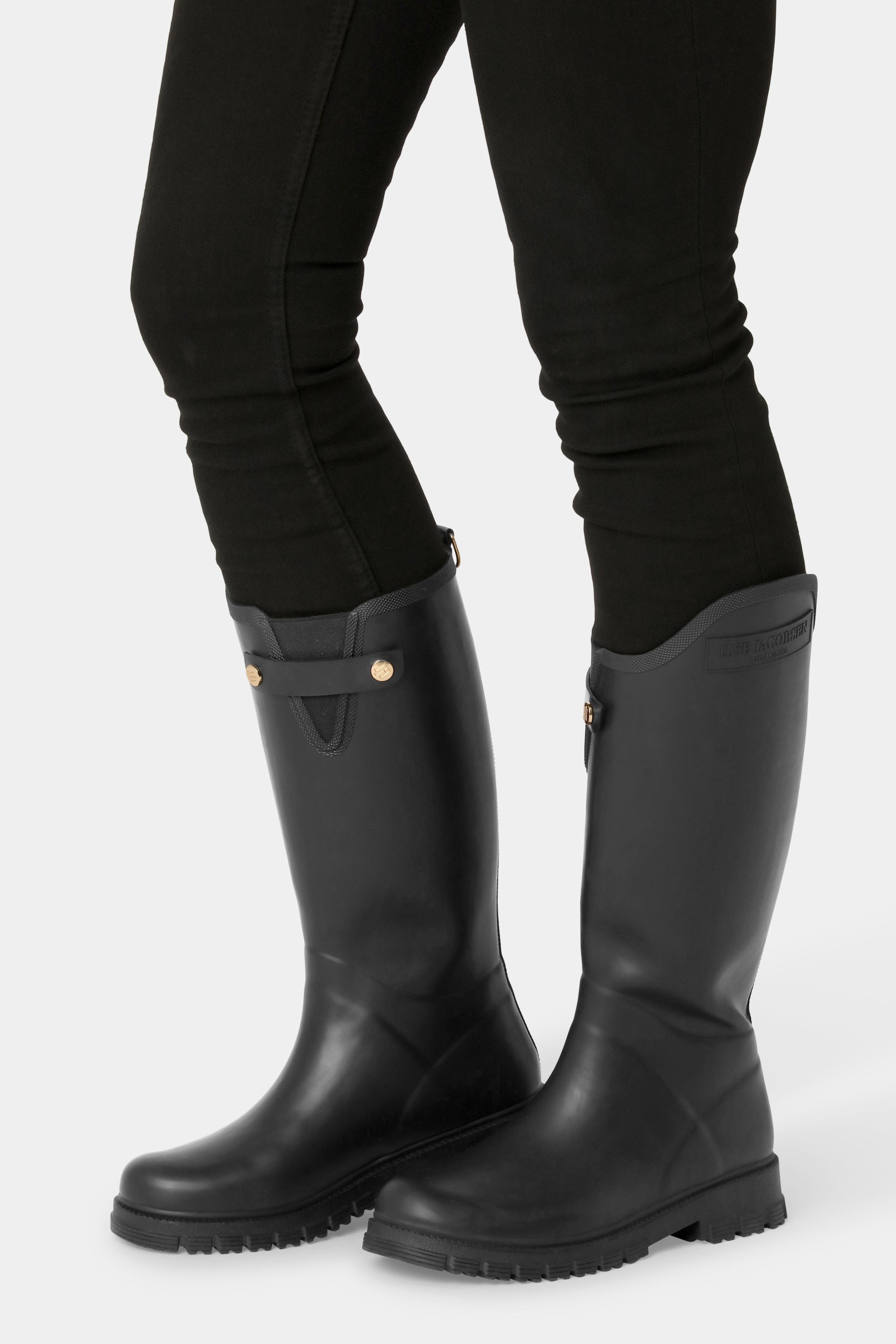 Regenlaarzen hoog RUBSWIFT02 | Black Black | Boots | Ilse Jacobsen