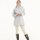 Regenjas RAIN87 | White Blue | Raincoat | Ilse Jacobsen