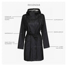 Regenjas RAIN87 | White Blue | Raincoat | Ilse Jacobsen