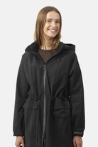 Lange Winterjas THERMAL01 | Black Beauty | Parka | Ilse Jacobsen