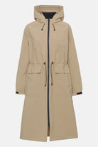 Lange winterparka THERMAL01 | Greige | Parka | Ilse Jacobsen