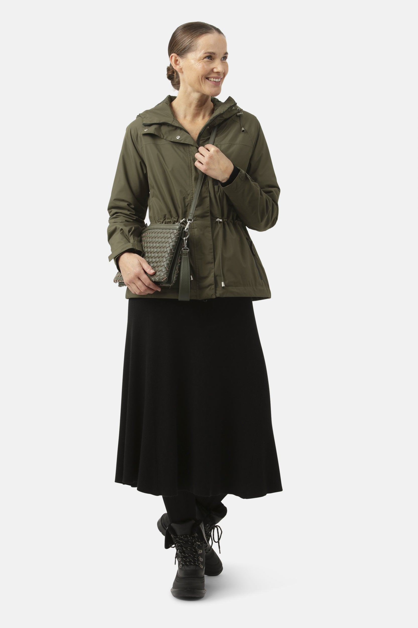 Korte Regenjas THERMAL08SP - Army 410 | Army | Jacket | Ilse Jacobsen