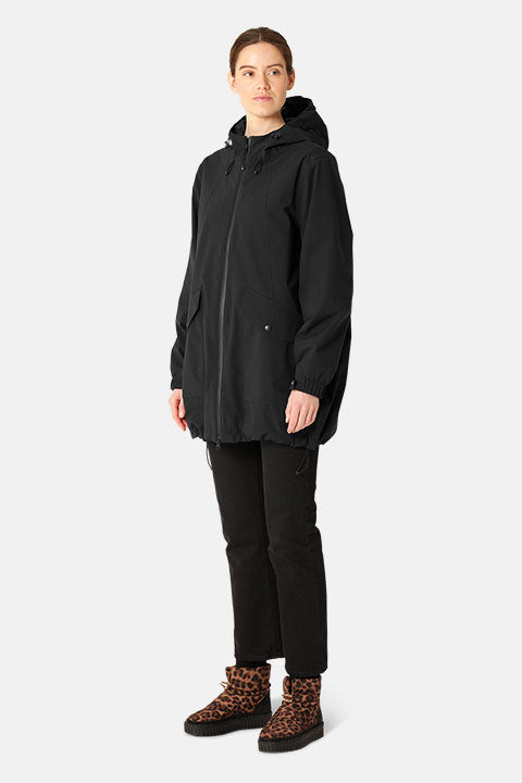 Korte Winterjas THERMAL09 - 002 Black Beauty | Black Beauty | Coat | Ilse Jacobsen