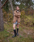 Korte Winterjas THERMAL09 | Mocca | Coat | Ilse Jacobsen