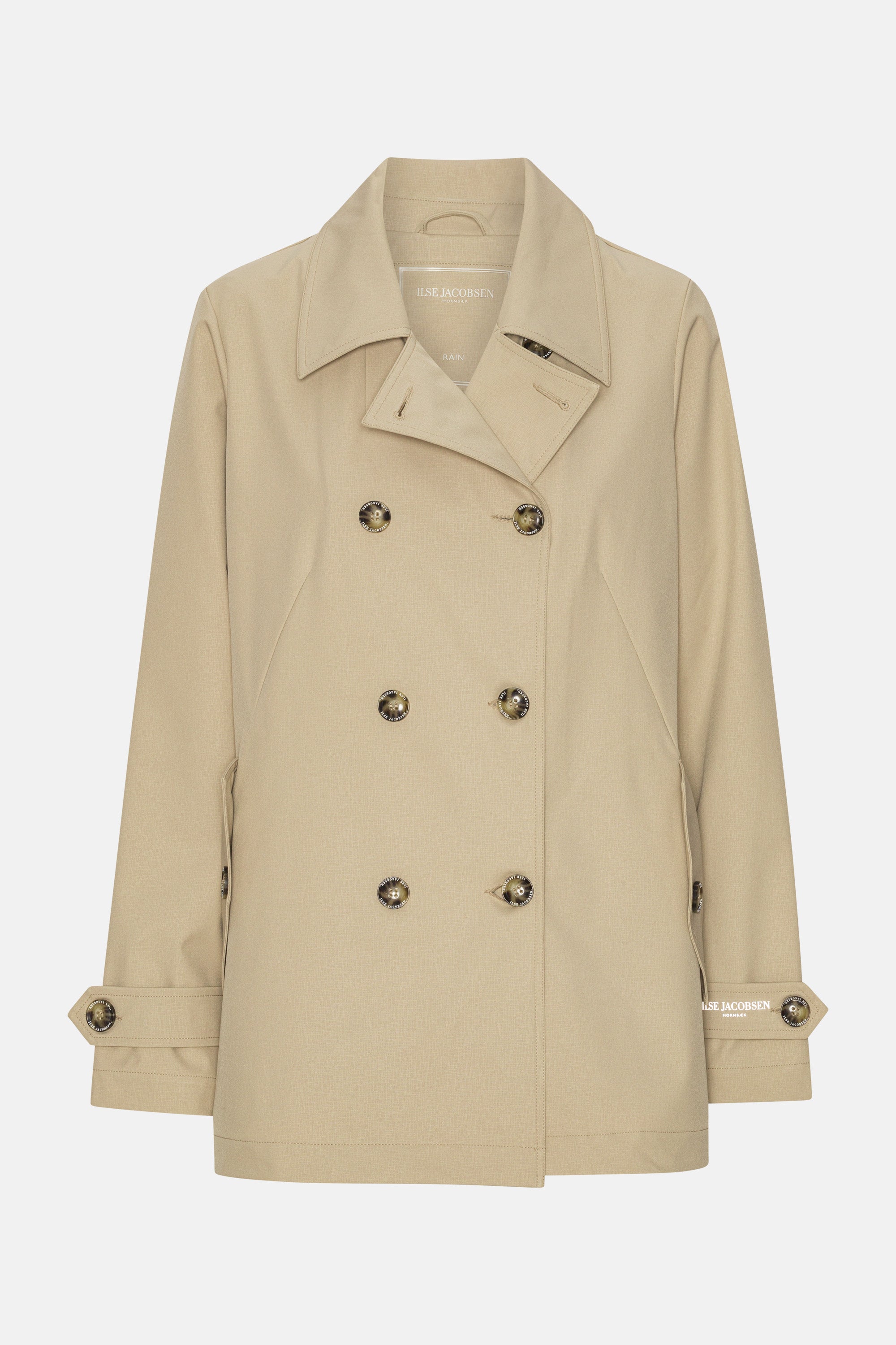 Peacoat TRENCHRAIN02 - 106 White Pepper | White Pepper | Coat | Ilse Jacobsen