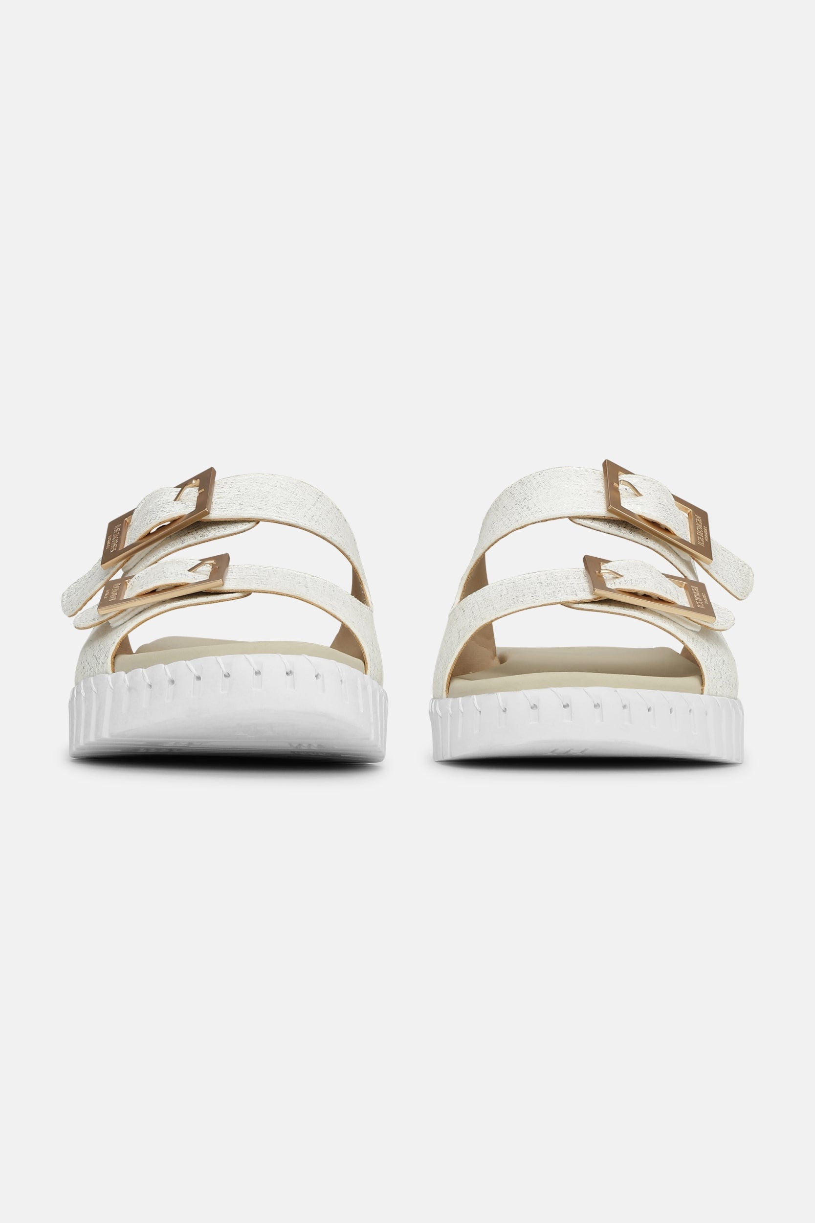 Tulip Verstelbare Sandal TULIP1039 | White Pearled Ivory | Shoes | Ilse Jacobsen