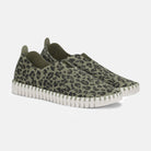 Instappers TULIP139LEO | Army | Shoes | Ilse Jacobsen