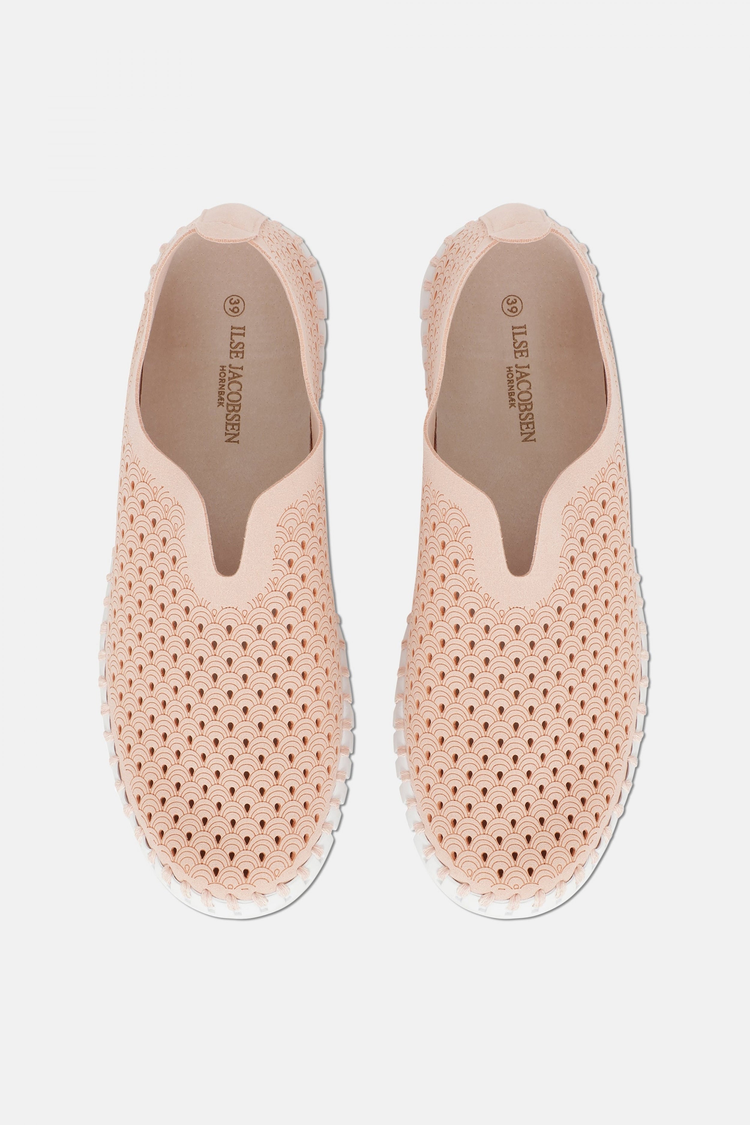 Instappers TULIP139 witte zool | Adobe Rose | Shoes | Ilse Jacobsen