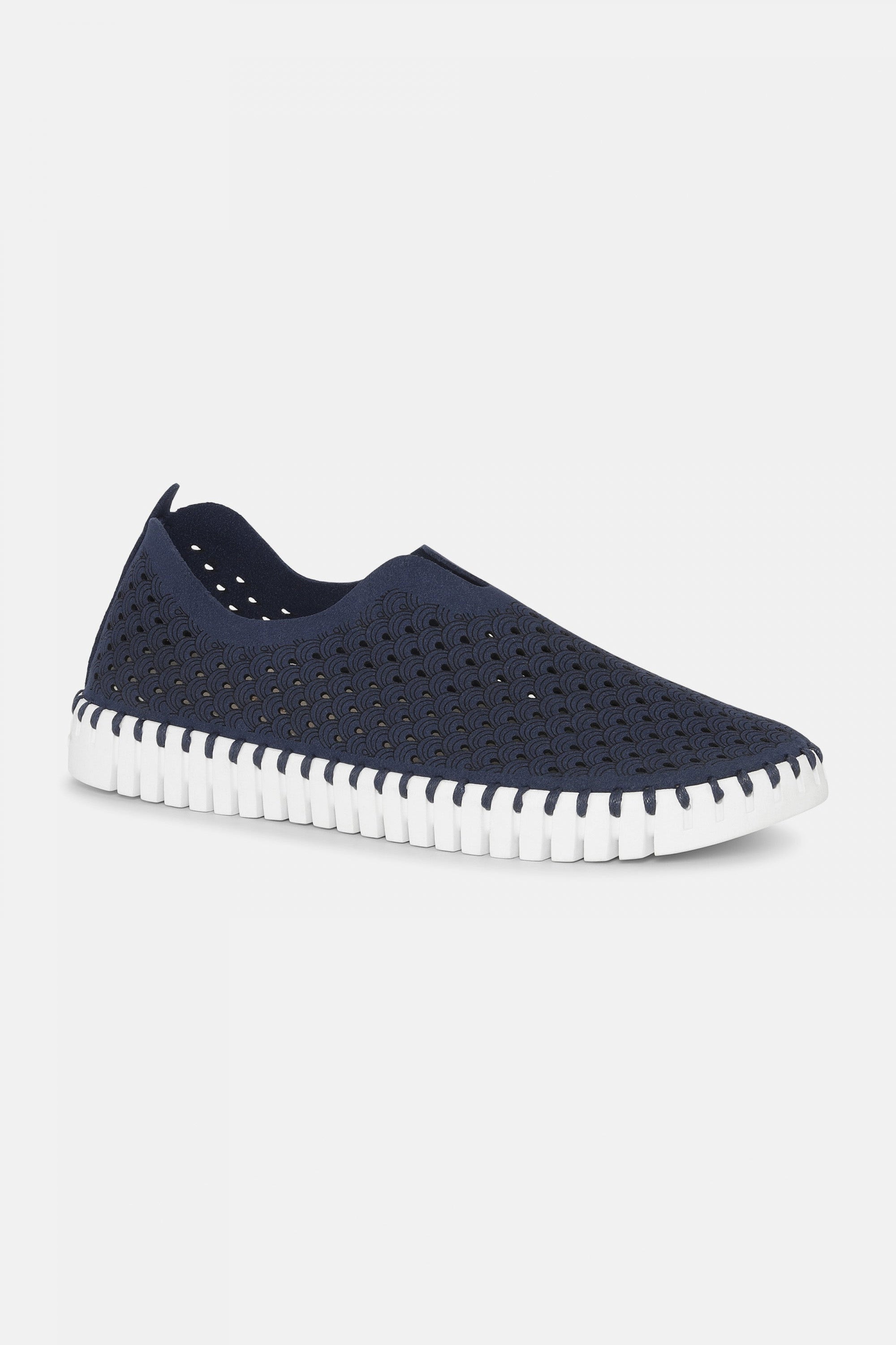 Instappers Tulip139 witte zool - 660 Dark Indigo | Dark Indigo | Shoes | Ilse Jacobsen