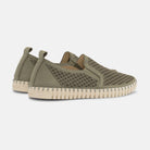 Instappers Heren TULIP140MEN beige zool | Army | Shoes | Ilse Jacobsen