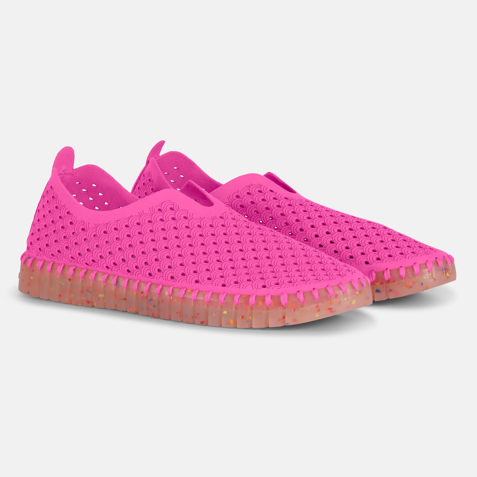 Instappers TULIP3072 gespikkelde zool - 398 Rose Violet | Rose Violet | Shoes | Ilse Jacobsen