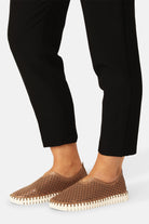 Tulip Instapper met glitter TULIP3223 | Nougat Pearled Ivory | Shoes | Ilse Jacobsen