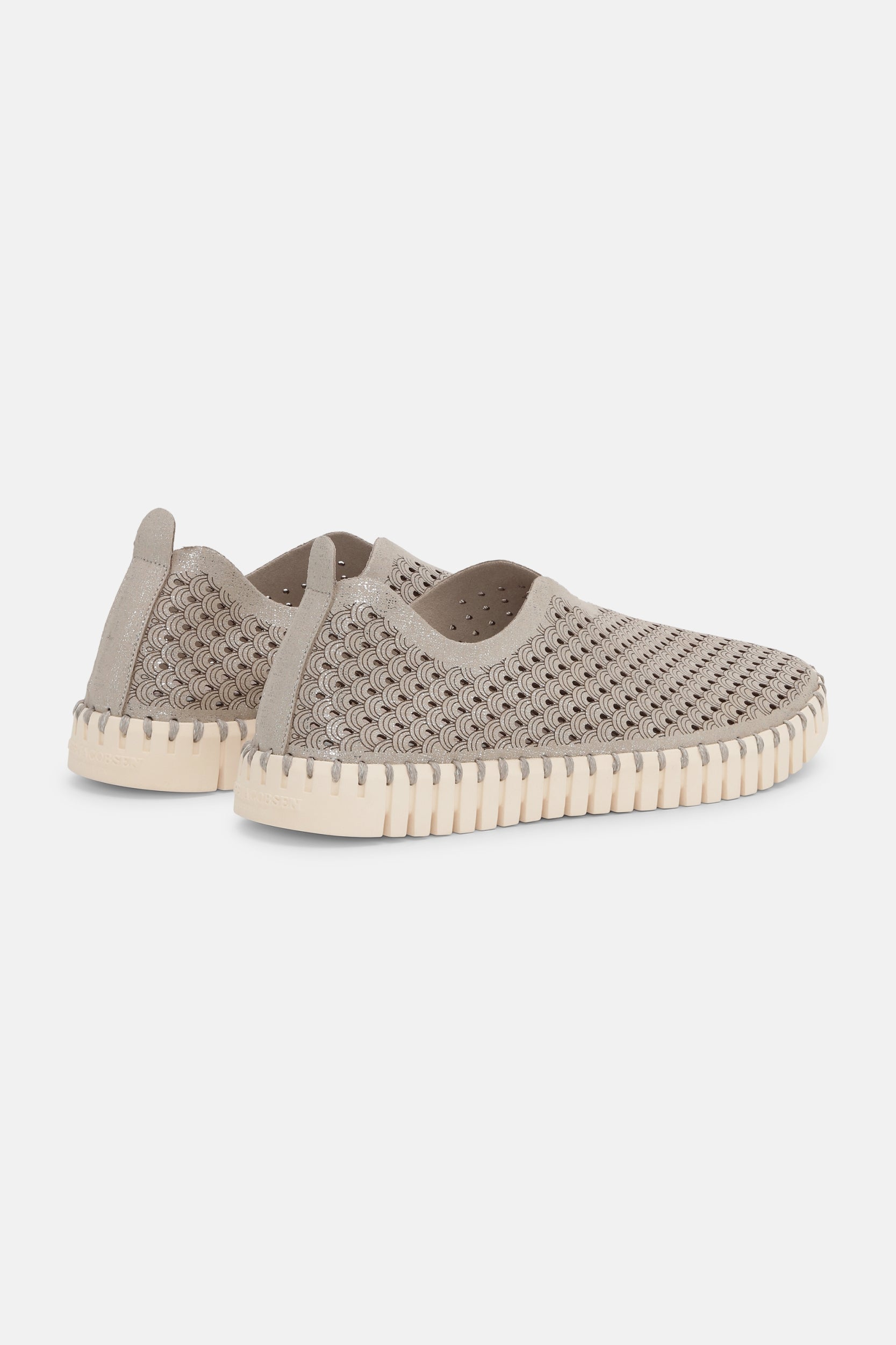 Tulip Instapper met glitter TULIP3223 | Silver Pearled Ivory | Shoes | Ilse Jacobsen