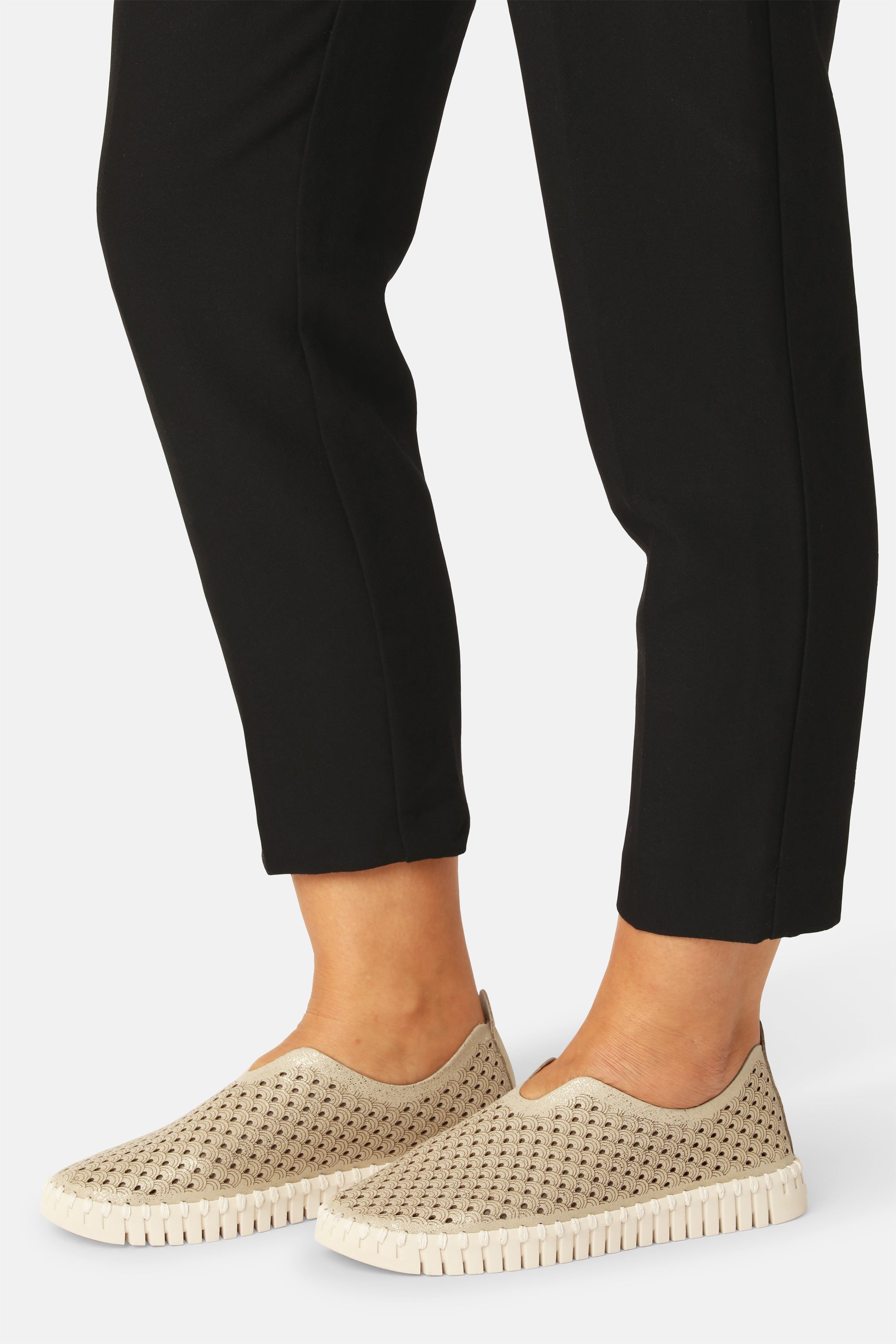 Tulip Instapper met glitter TULIP3223 | Platin Pearled Ivory | Shoes | Ilse Jacobsen
