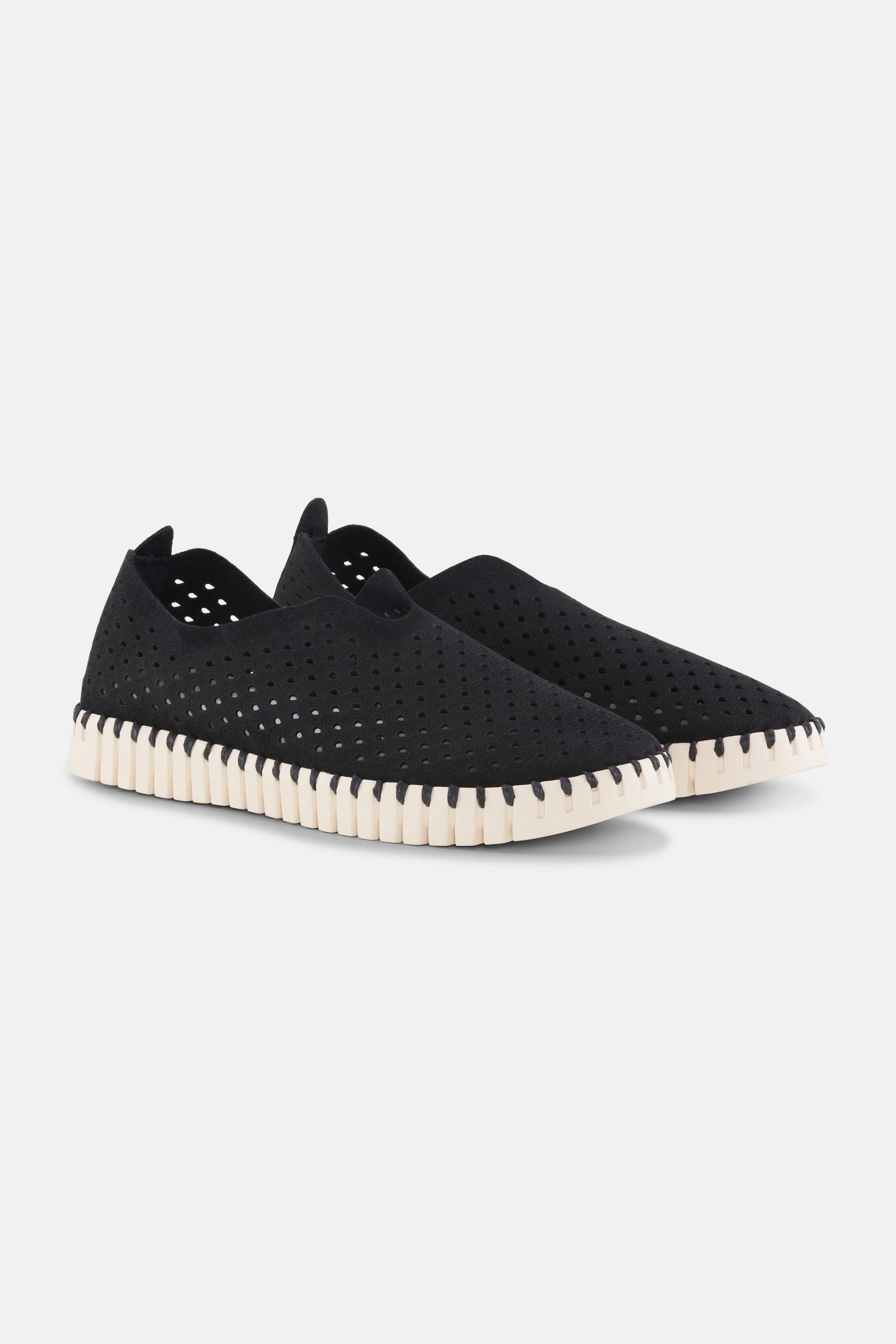 Instappers TULIP3275 beige zool | Black | Shoes | Ilse Jacobsen