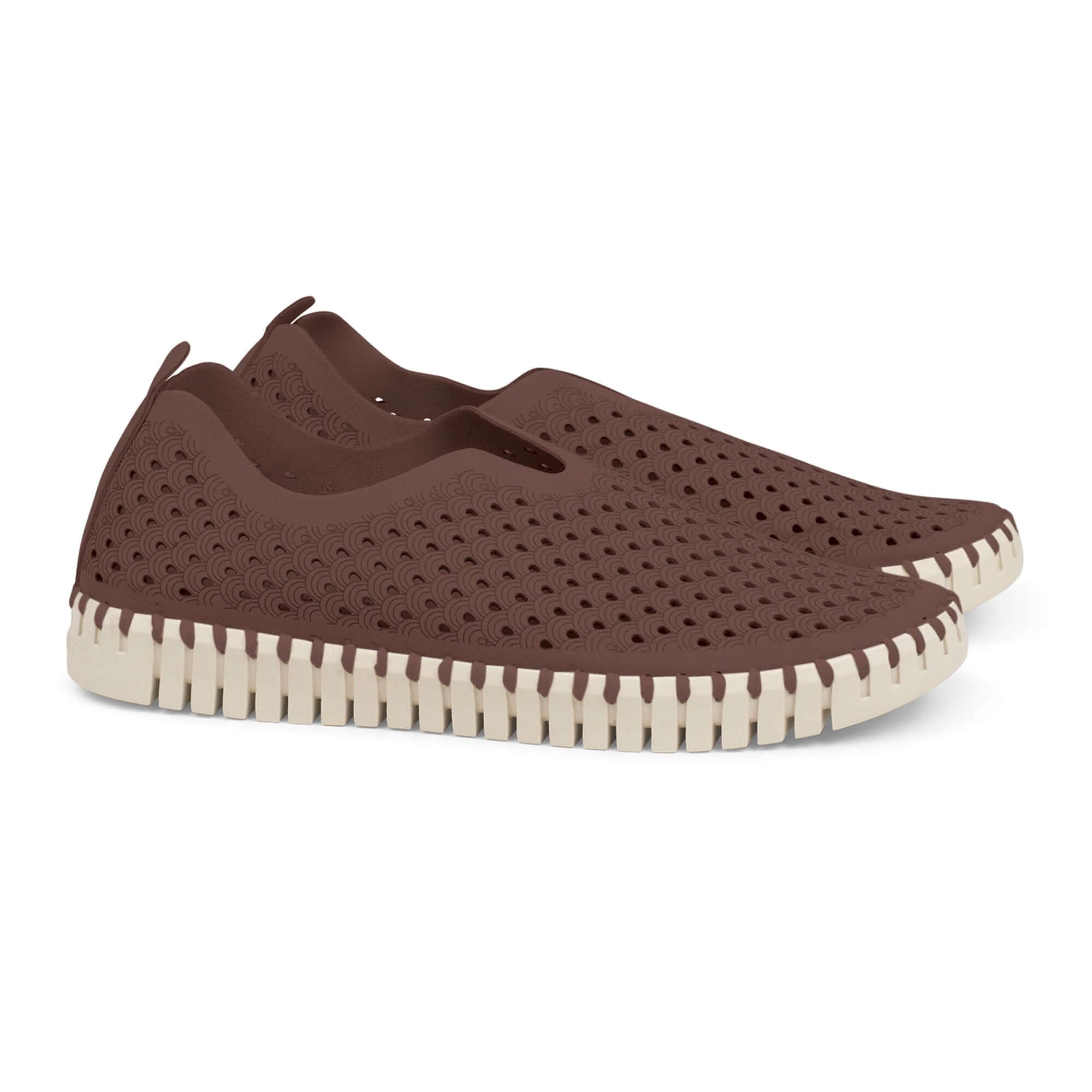 Instappers TULIP3275 beige zool | Chocolate | Shoes | Ilse Jacobsen