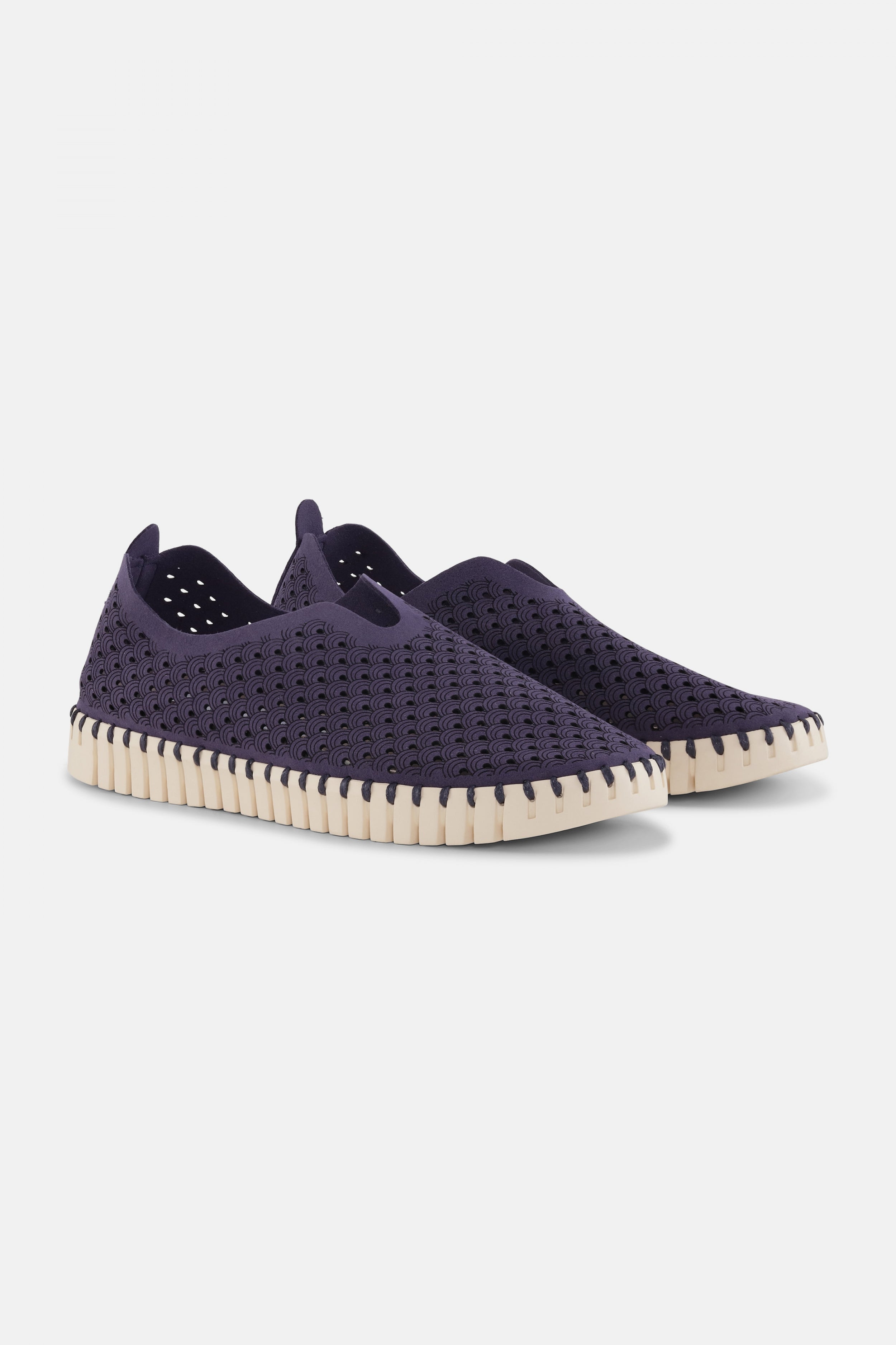 Instappers TULIP3275 beige zool | Navy | Shoes | Ilse Jacobsen