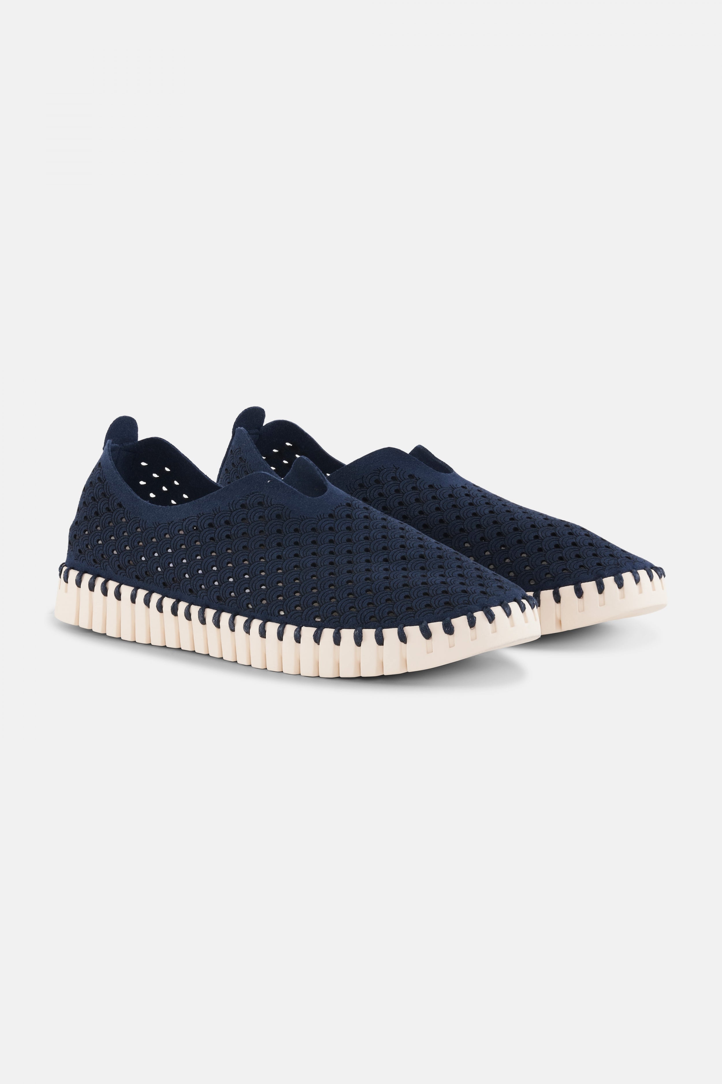 Instappers TULIP3275 beige zool | Dark Indigo | Shoes | Ilse Jacobsen