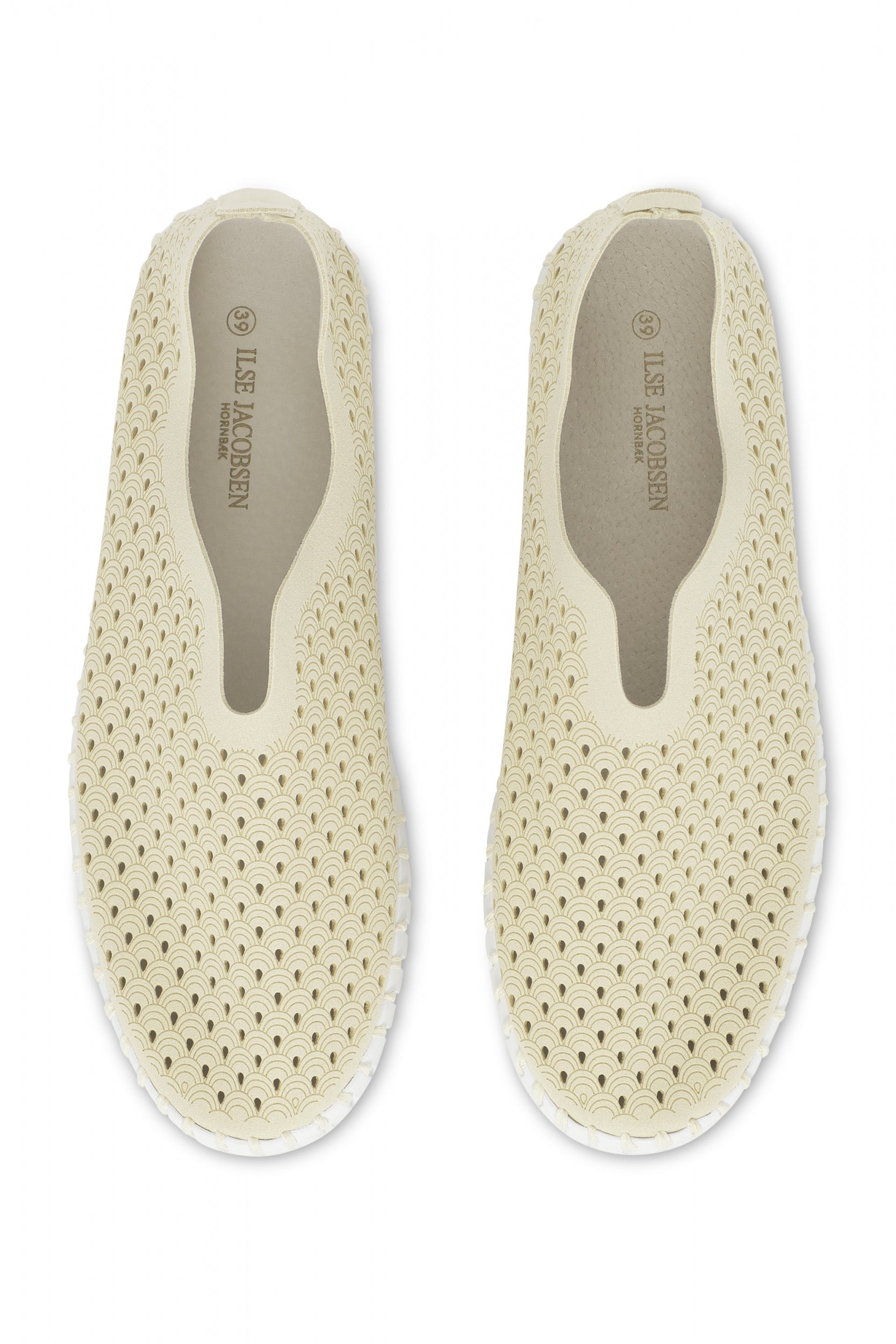 Instappers Platform TULIP3373W witte zool - 121 Milk Creme | Milk Creme | Shoes | Ilse Jacobsen