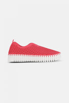 Instappers Platform TULIP3373W witte zool | Viva Magenta | Shoes | Ilse Jacobsen