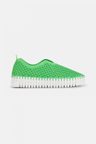 Instappers Platform TULIP3373W witte zool | Bright Green | Shoes | Ilse Jacobsen