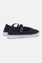 Tulip Ballerina TULIP3476 | Dark Indigo White | Shoes | Ilse Jacobsen