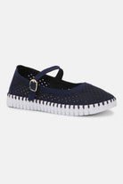 Tulip Ballerina TULIP3476 | Dark Indigo White | Shoes | Ilse Jacobsen
