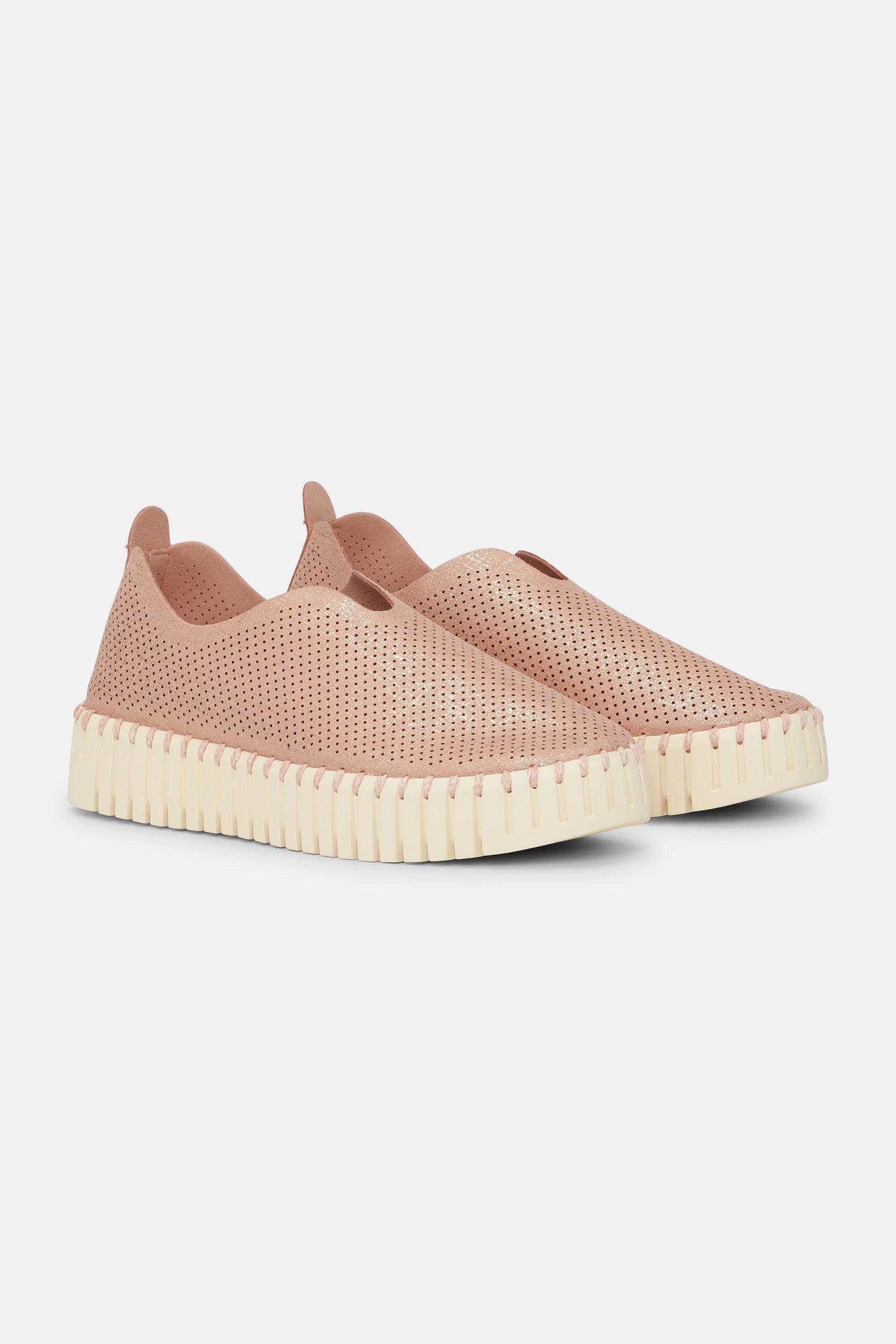 Platform Instappers TULIP3577 | Adobe Rose Pearled Ivory | Shoes | Ilse Jacobsen