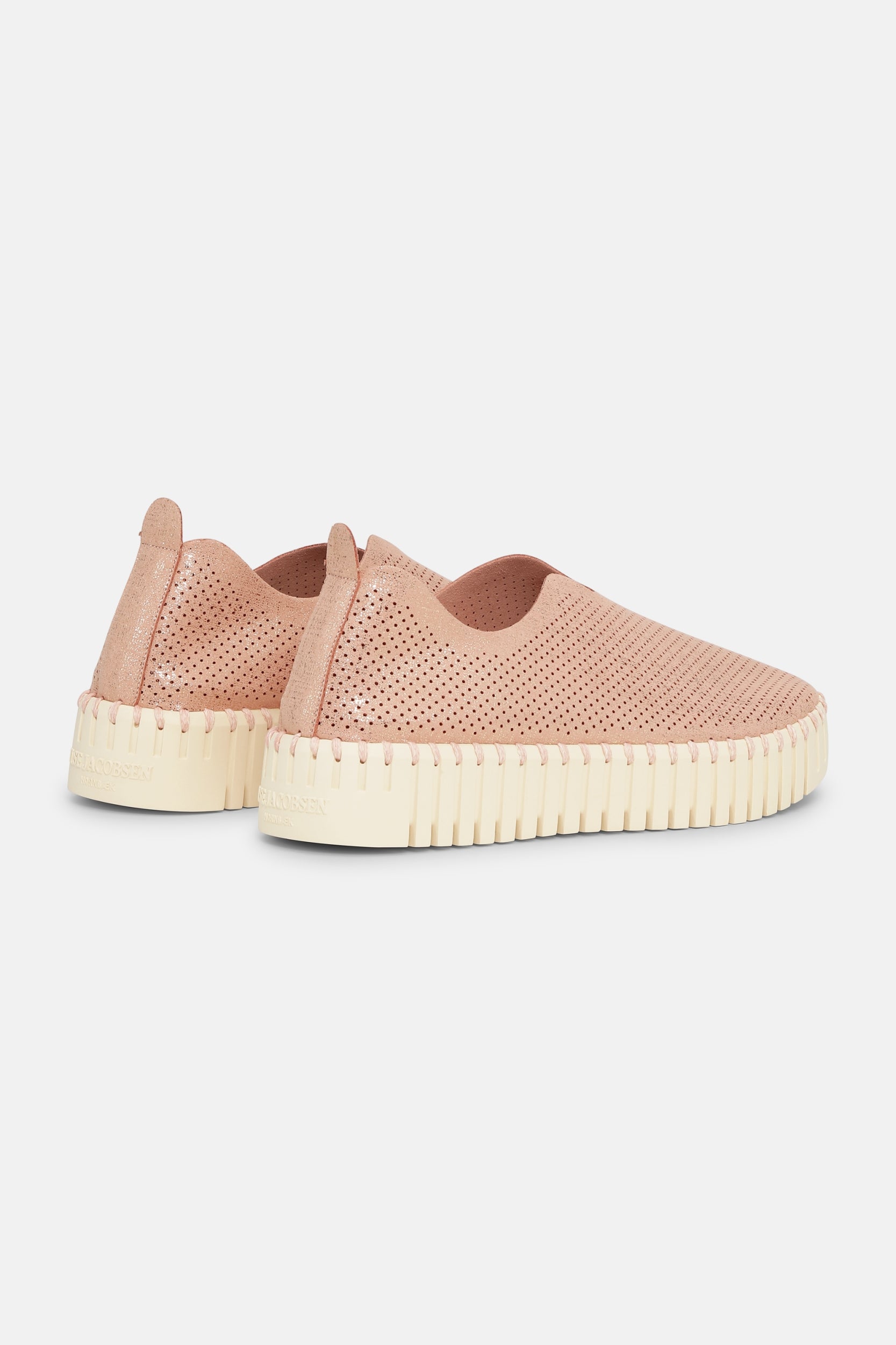 Platform Instappers TULIP3577 | Adobe Rose Pearled Ivory | Shoes | Ilse Jacobsen