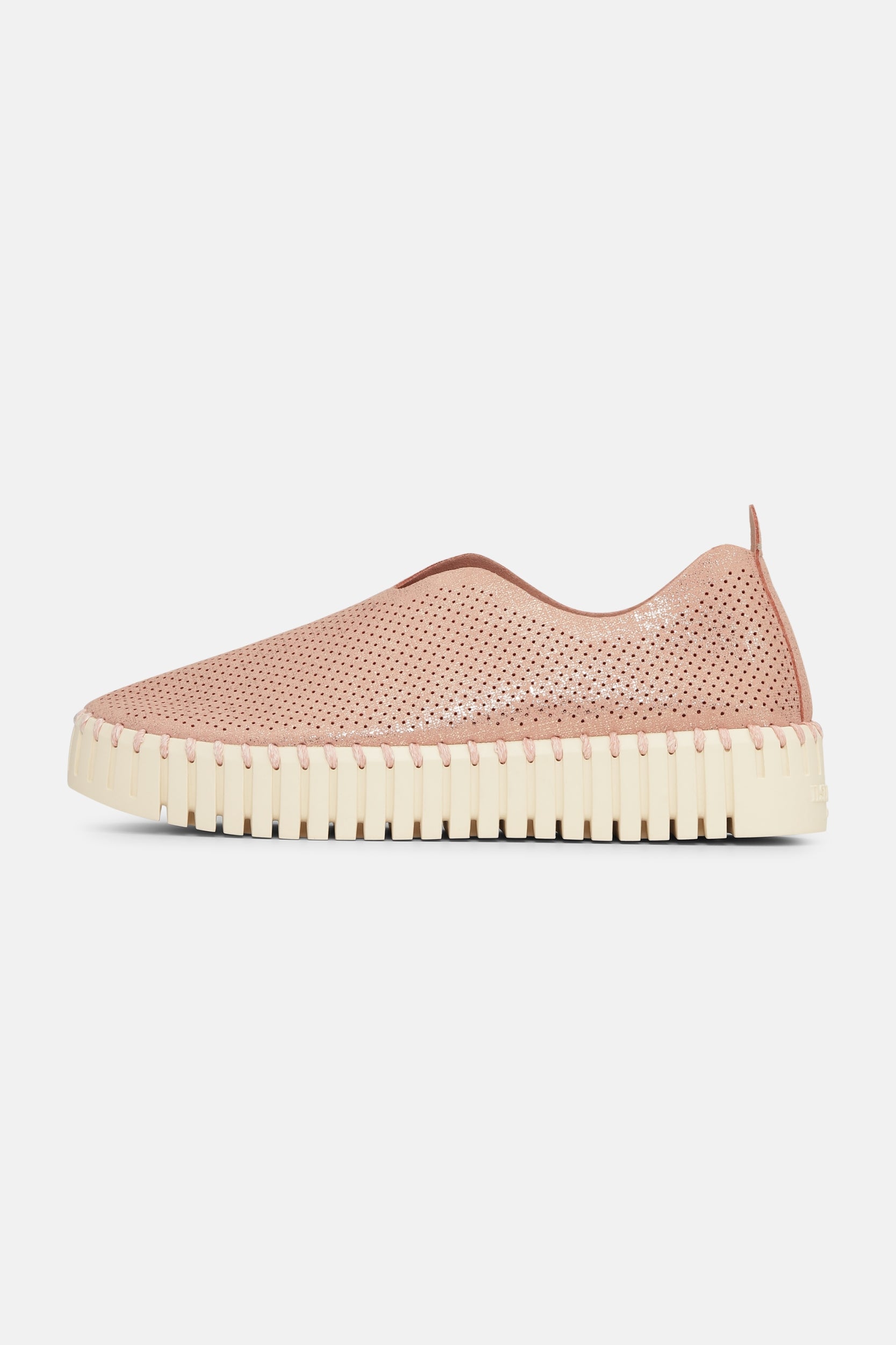 Platform Instappers TULIP3577 | Adobe Rose Pearled Ivory | Shoes | Ilse Jacobsen