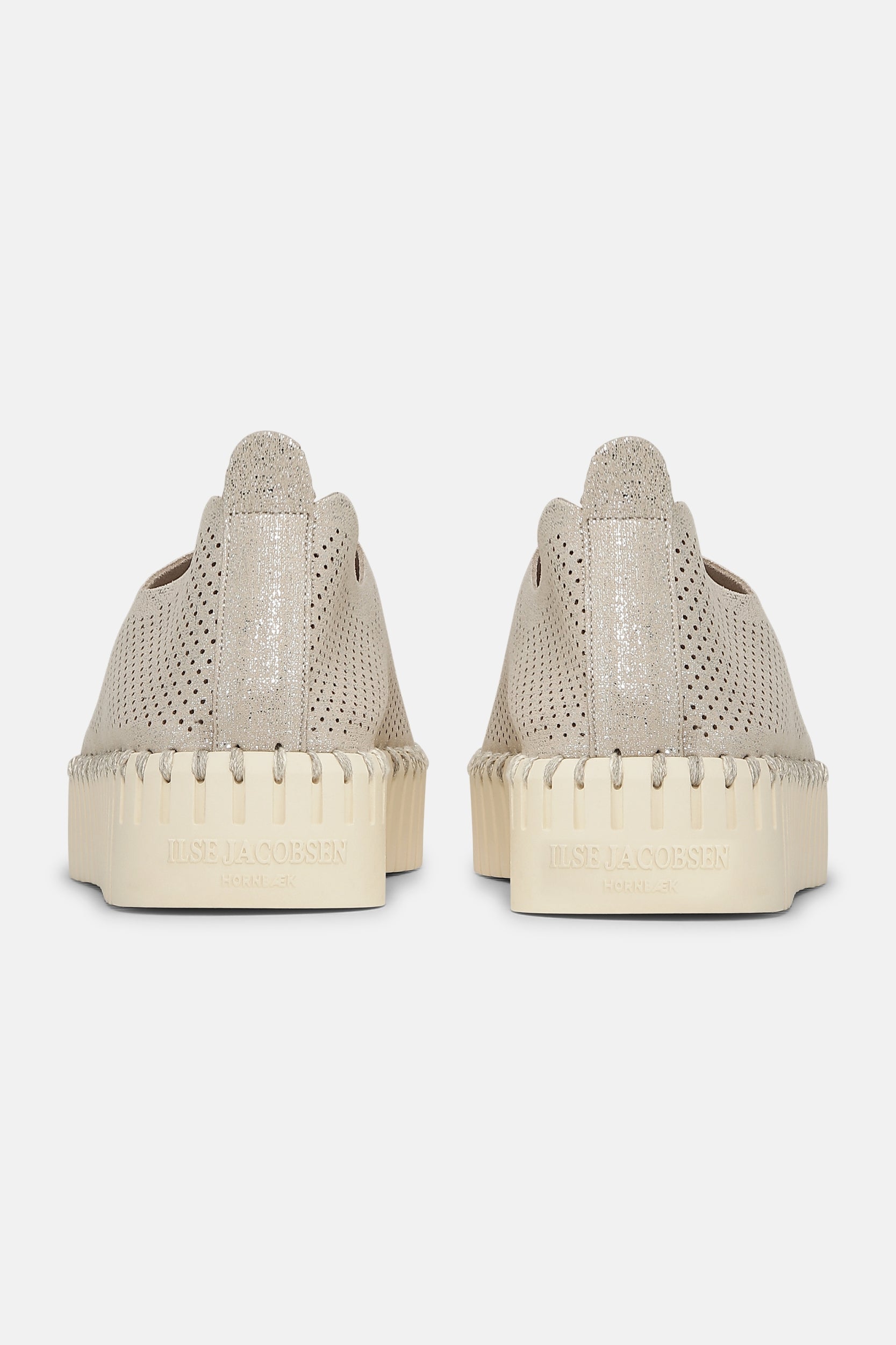 Platform Instappers TULIP3577 | Silver Pearled Ivory | Shoes | Ilse Jacobsen