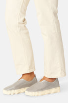 Platform Instappers TULIP3577 | Silver Pearled Ivory | Shoes | Ilse Jacobsen