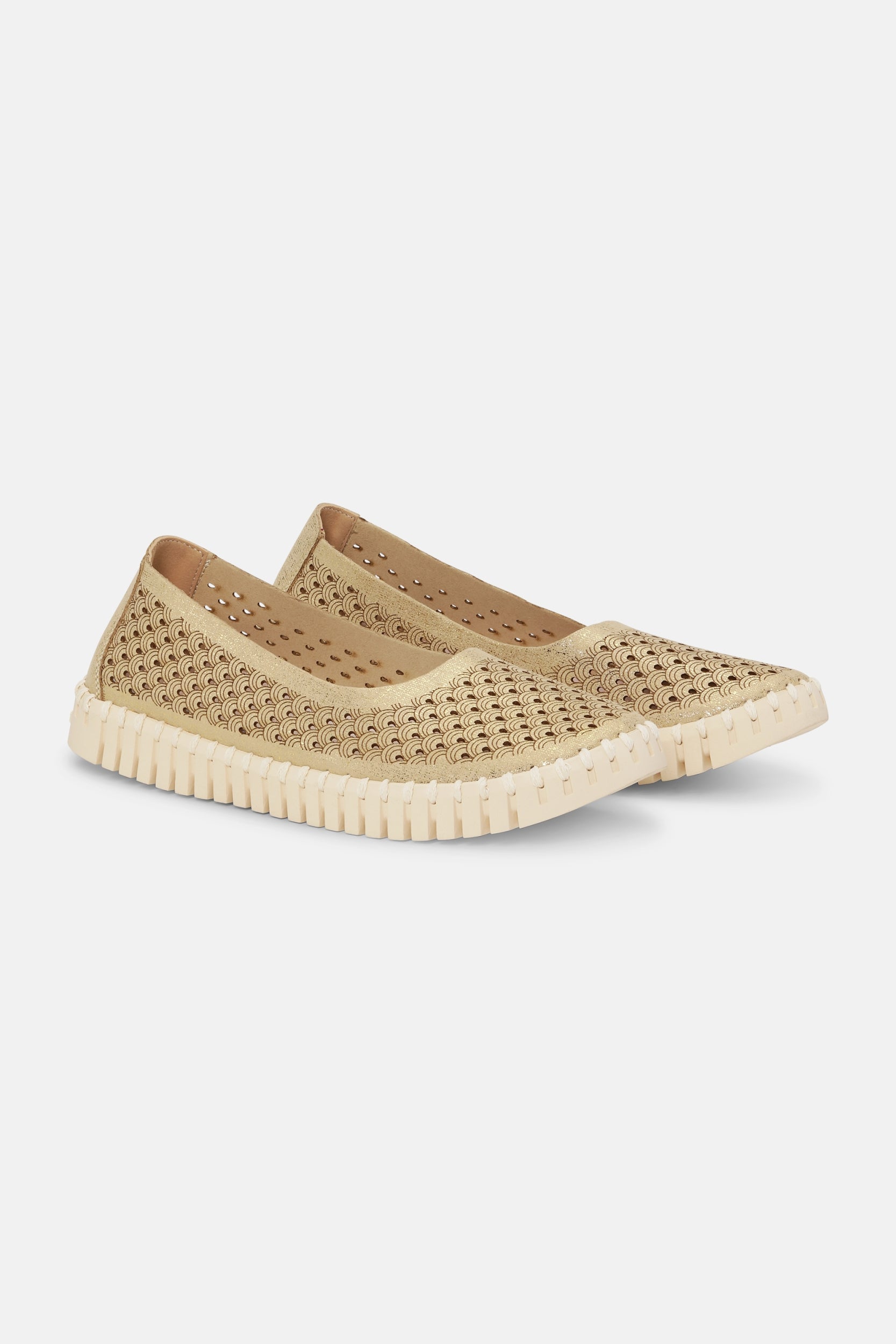 Tulip Ballerina TULIP3578 | Platin Pearled Ivory | Shoes | Ilse Jacobsen