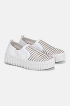 Instappers Platform TULIP3876 beige zool | White White | Shoes | Ilse Jacobsen