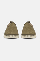 Instappers Heren Tulip3885 beige zool | Deep Olive Pearled Ivory | Shoes | Ilse Jacobsen