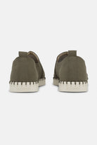 Instappers Heren Tulip3885 beige zool | Deep Olive Pearled Ivory | Shoes | Ilse Jacobsen