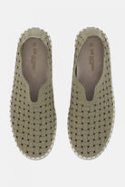 Instappers TULIP4030W witte zool | Army | Shoes | Ilse Jacobsen