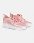 Tulip Embroidery | Adobe Rose White | Shoes | Ilse Jacobsen