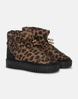 Tulip Gewatteerde Enkelboots TULIP6082 | Brown Panthera Print Black | Shoes | Ilse Jacobsen