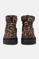 Tulip Gewatteerde Enkelboots TULIP6082 | Brown Panthera Print Black | Shoes | Ilse Jacobsen