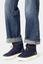 Tulip Gewatteerde Enkelboots TULIP6082 | Dark Indigo Pearled Ivory | Shoes | Ilse Jacobsen