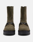 Laarzen TULIP6299 | Deep Olive Black | Boots | Ilse Jacobsen