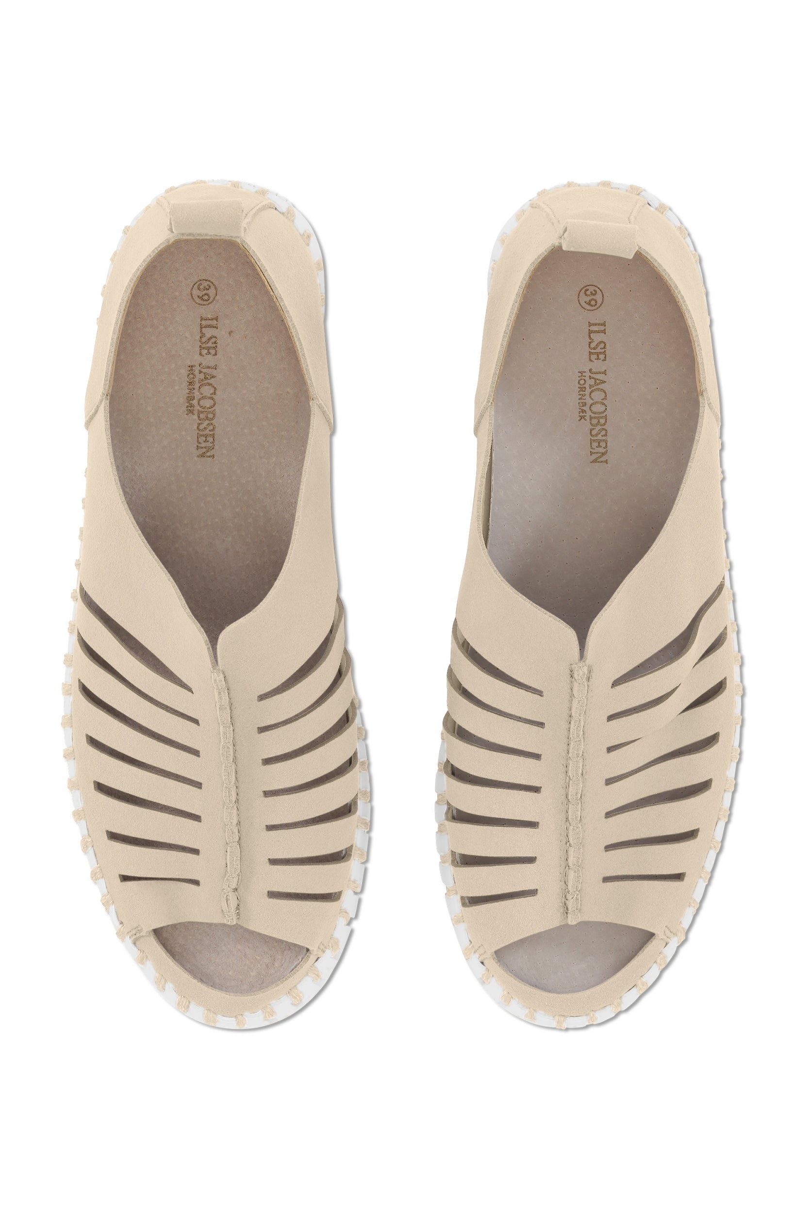 Instapsandalen TULIP9376W witte zool - 144 Kit | Kit | Shoes | Ilse Jacobsen